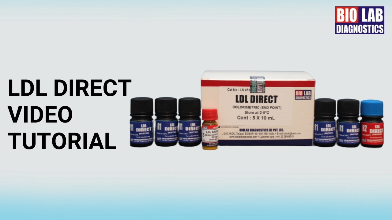 LDL Cholesterol Test Kit Procedure | Lipid Profile Test | Biolab Diagnostics Pvt. Ltd.