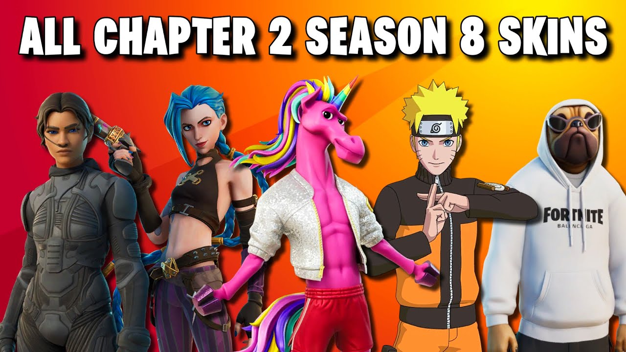 ALL Chapter 2 Season 8 Skins in Fortnite!