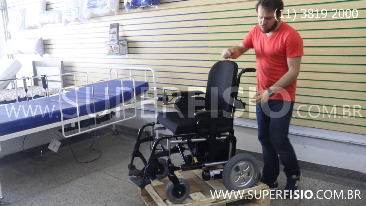 Cadeira De Rodas Motorizada ORTOBRAS ULX E5 com Encosto Rígido| SUPERFISIO