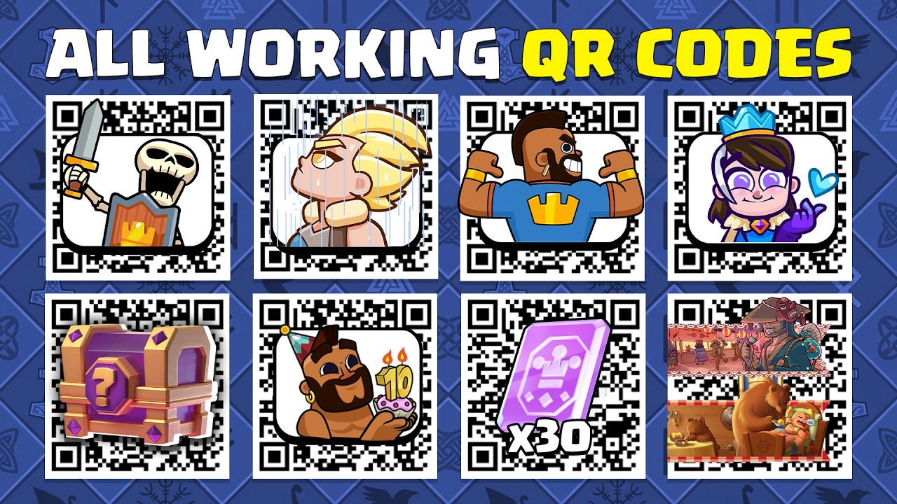 ALL WORKING QR CODES in AUGUST 2026 Clash Royale