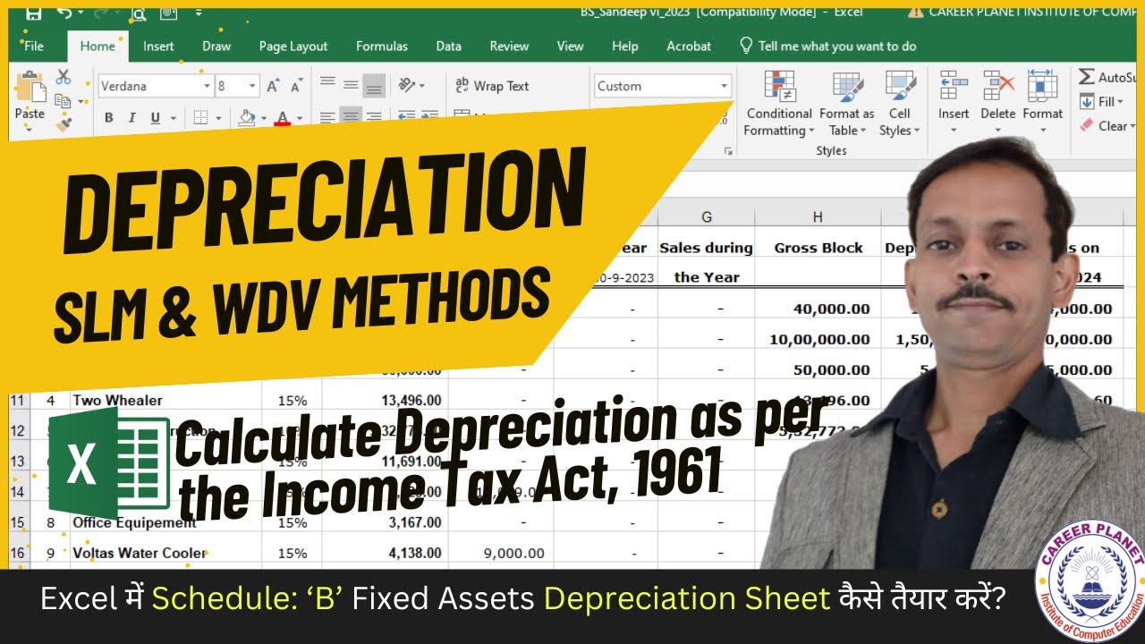 MS Excel: Calculate Depreciation Like A Pro! 📊 | SLM & WDV Methods in Excel
