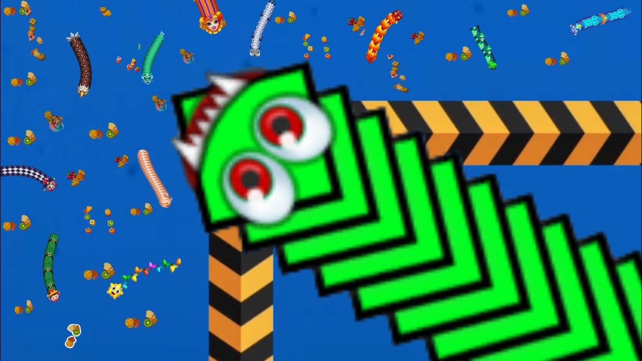 Green vs green//Worms hungry//Worms zone episode 02/#wormszone #wormszoneplayer #snake 