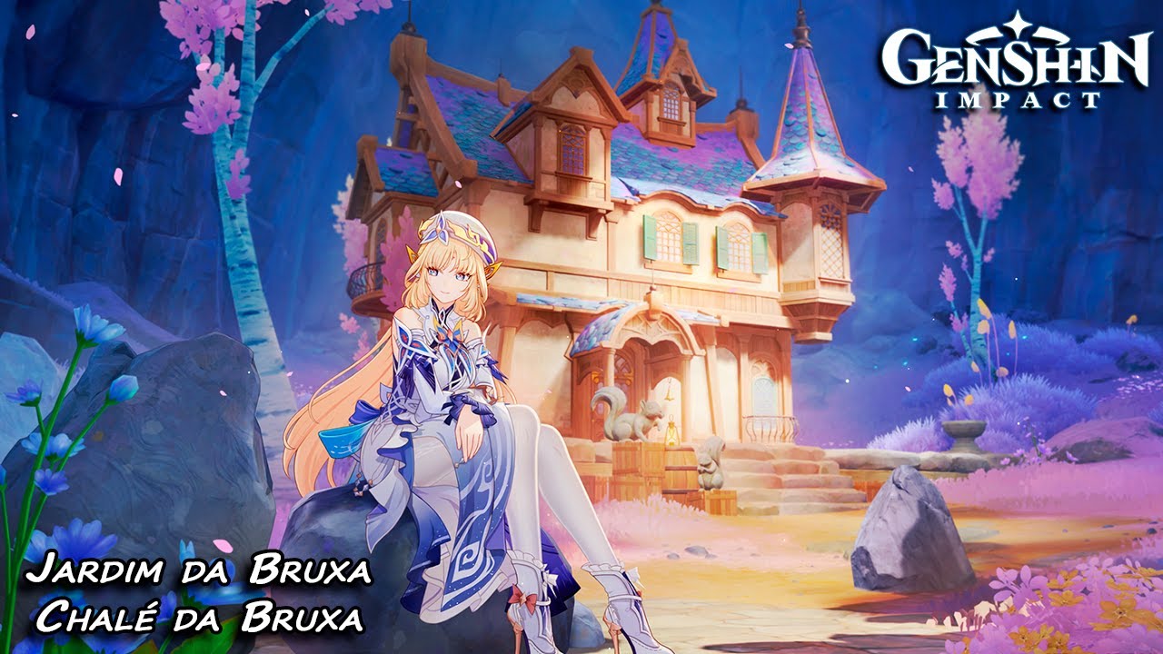 Jardim da Bruxa - Chalé da Bruxa #GenshinImpact