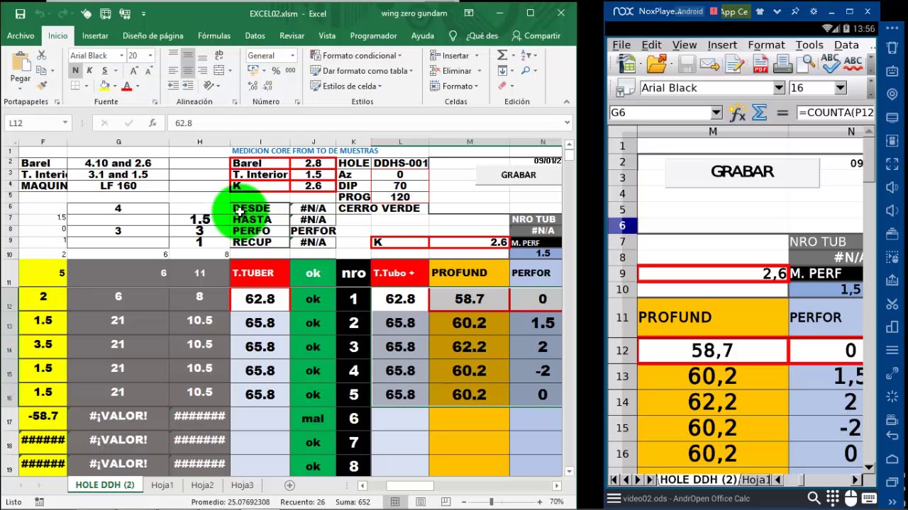 EXCEL  EJECUTAR MACRO EXCEL EN ANDROID