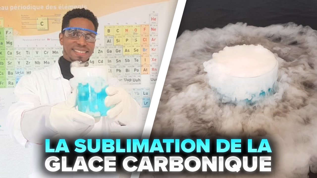 EXPÉRIENCE #2 : La sublimation de la  glace carbonique (Les changements d'états de la matière)