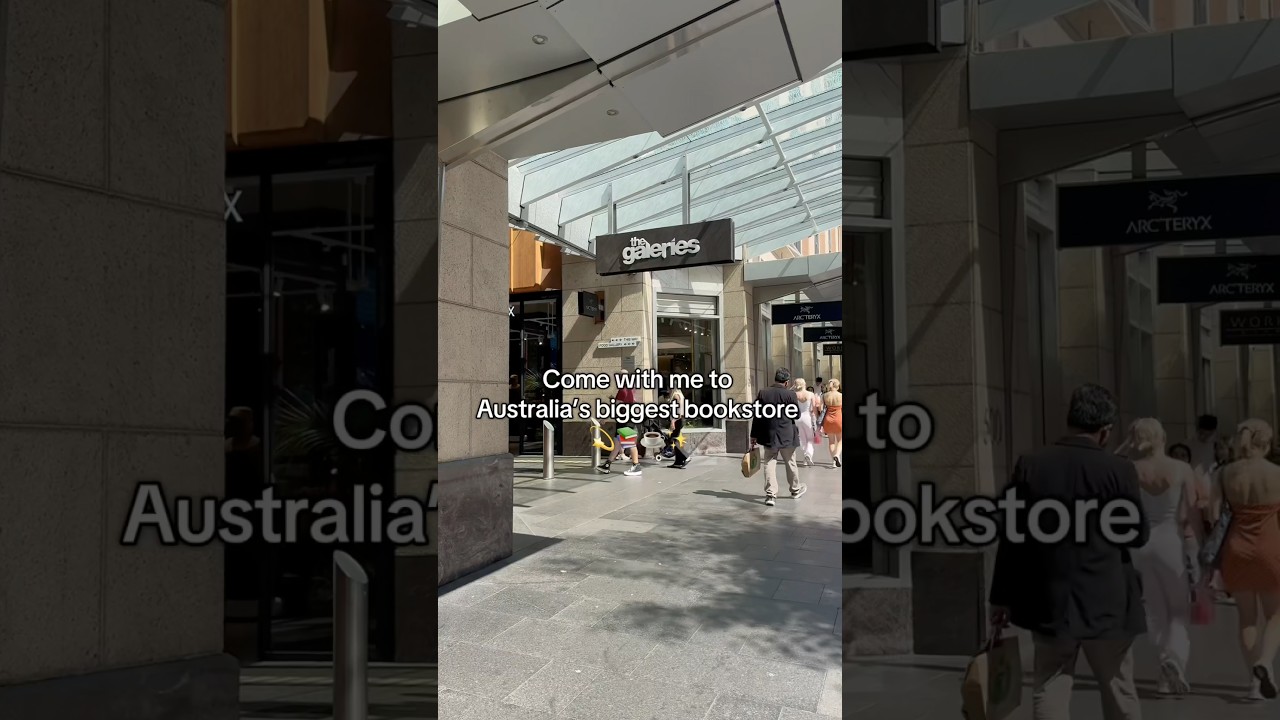 Come with me to Australia&rsquo;s largest bookstore 📖✨ #booktube #bookshop #booktok #books #literature