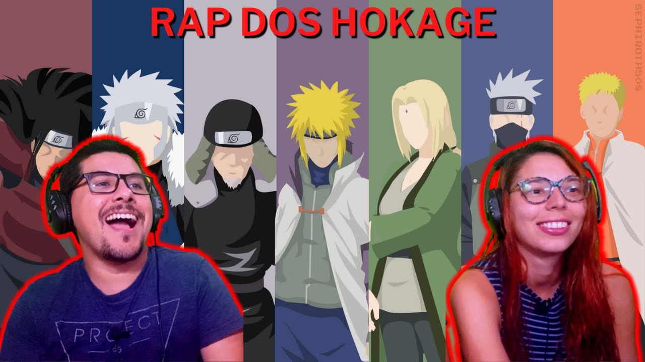 Roqueiros reagindo a RAP - Rap dos Hokages 7MZ [Primeira Reação Vida Sem Trilhos] REACT VST