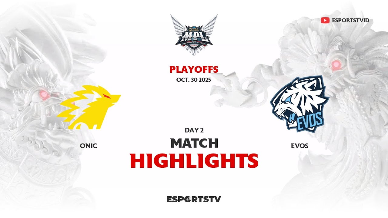 ONIC против EVOS: ОСНОВНЫЕ МОМЕНТЫ MPL ID S16 ПЛЕЙ-ОФФ | EVOS VS ONIC ESPORTSTV