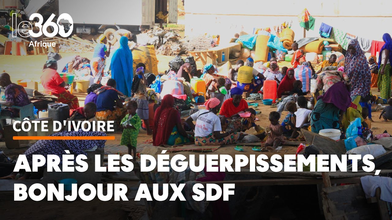 Abidjan: l’opération de déguerpissement jette à la rue des centaines de personnes