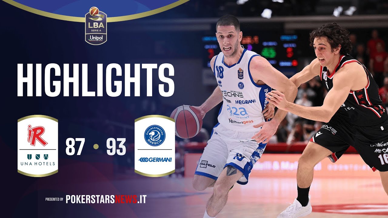 UNA Hotels Reggio Emilia - Germani Brescia | PokerstarsNews Highlights Serie A Unipol 2025/2026