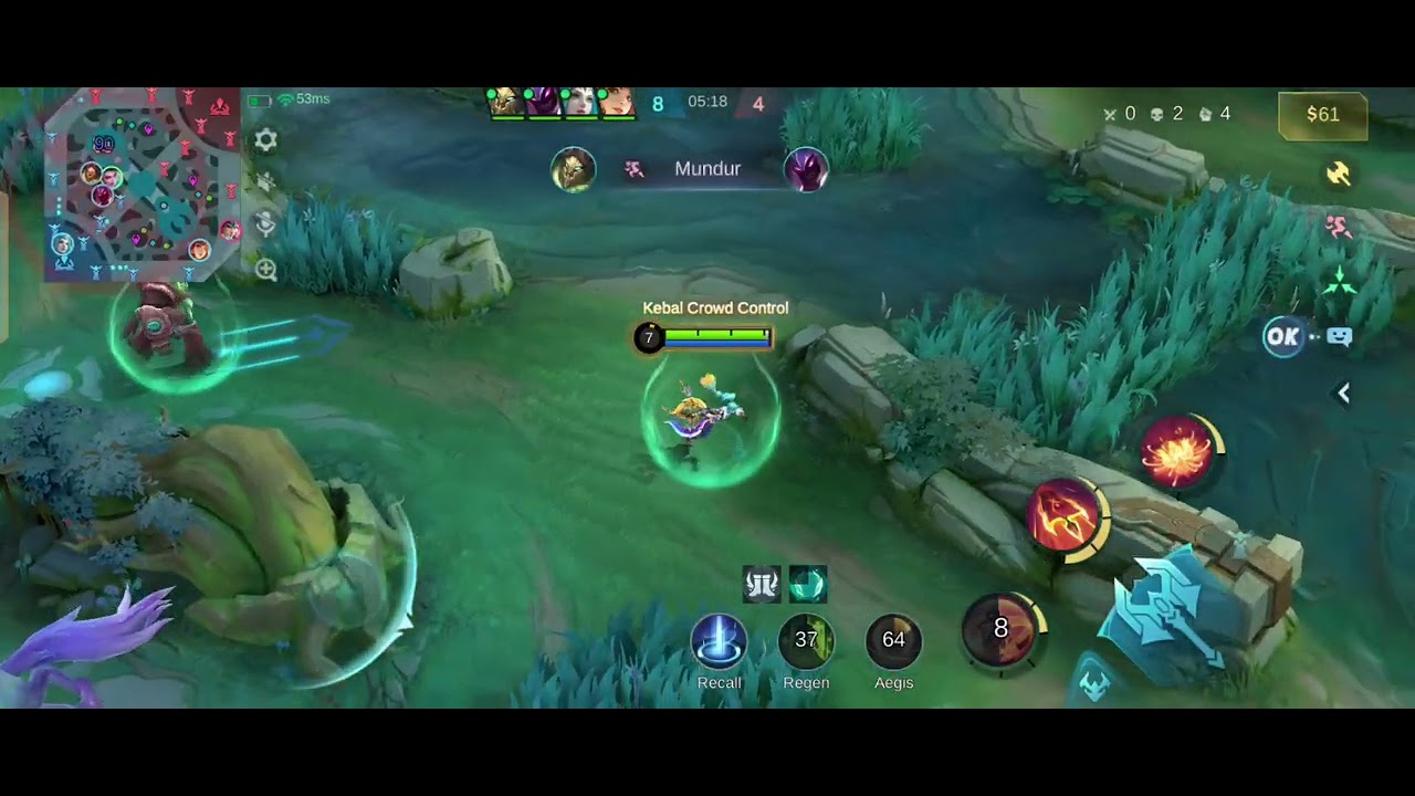 Hanabi sakit pake item critical 