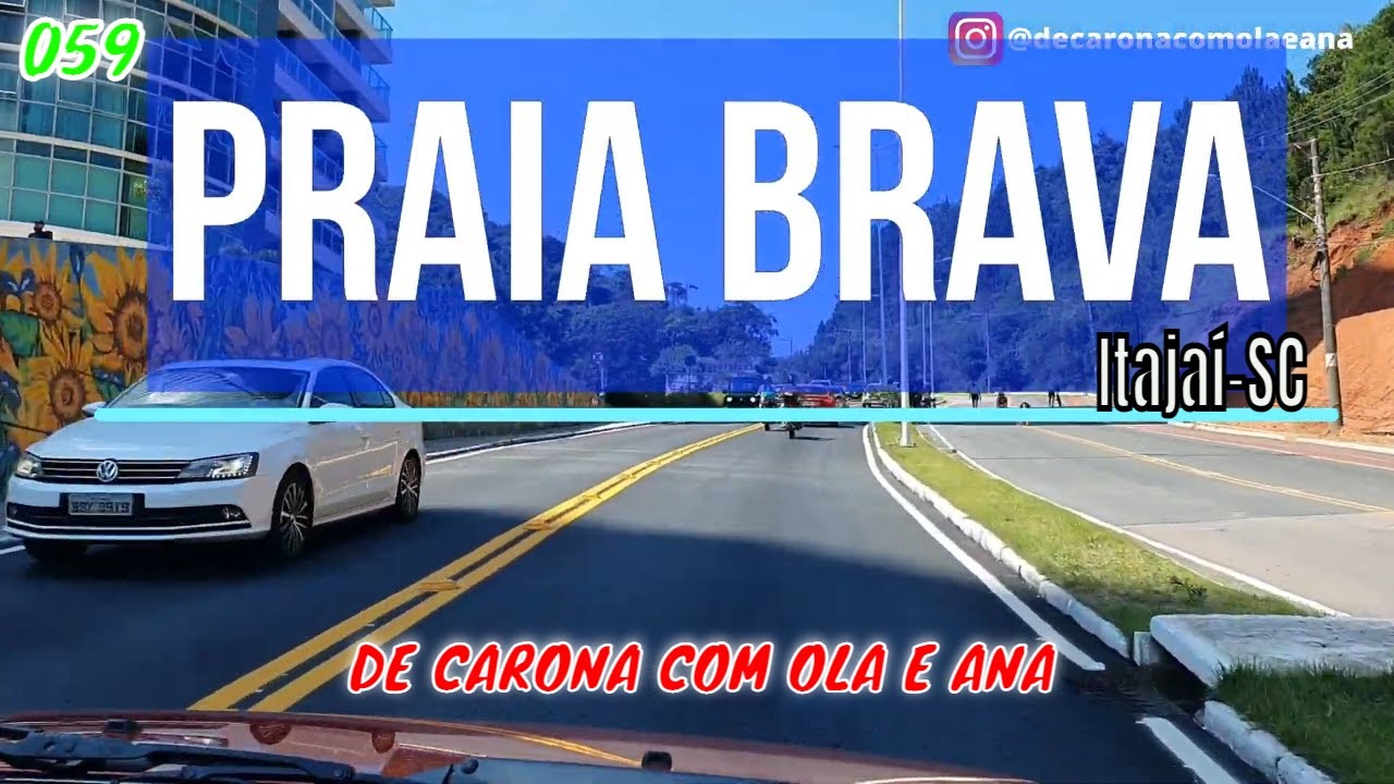 059🌎  PRAIA BRAVA (Itaja&iacute;) em Santa Catarina SC | linda praia de praia brava