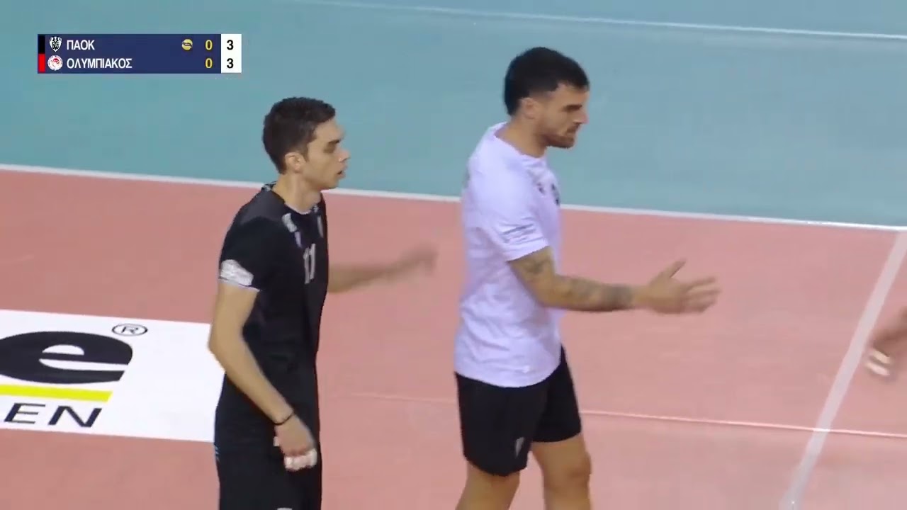 Volley League | ΠΑΟΚ - Ολυμπιακός | ΕΡΤ