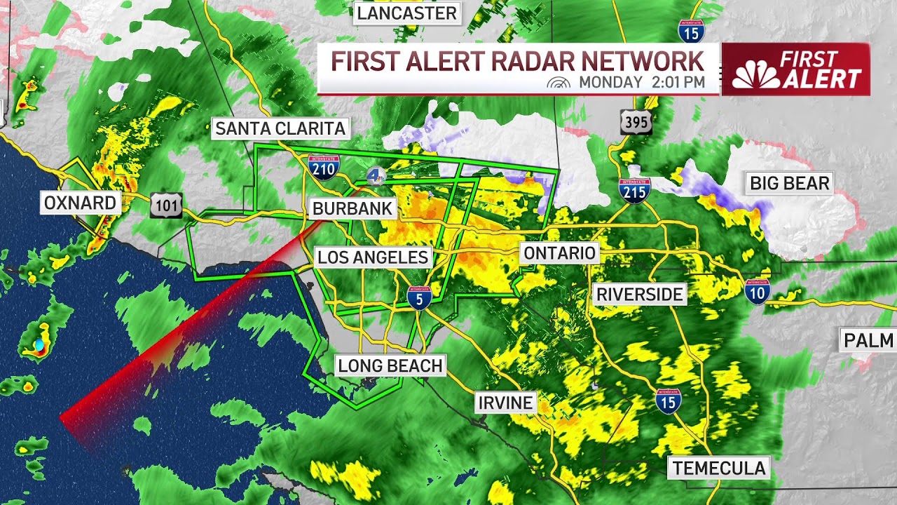 Live: Flood warnings are in effect for parts of LA County.