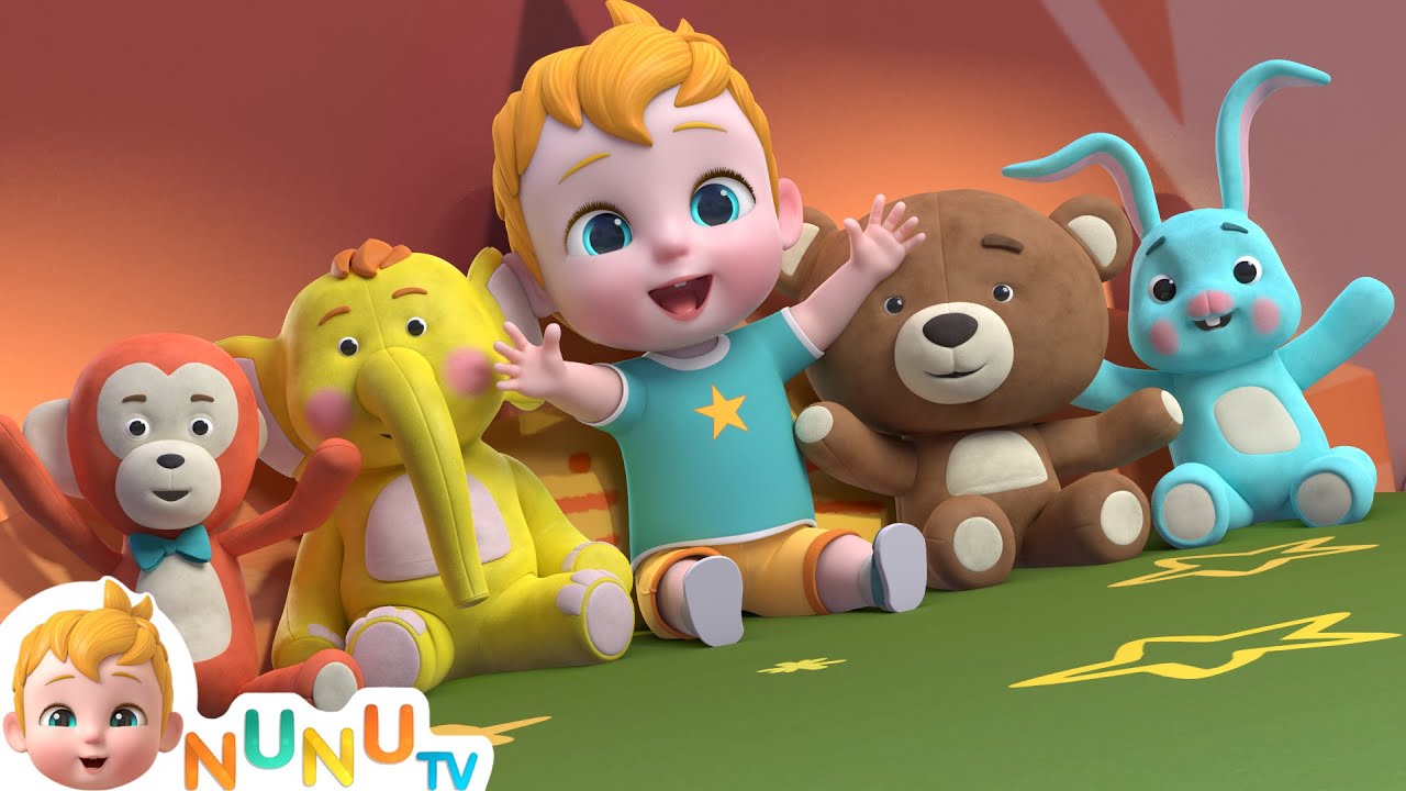 Five Little Animals + More Kids Songs | NuNu Tv Nursery Rhymes