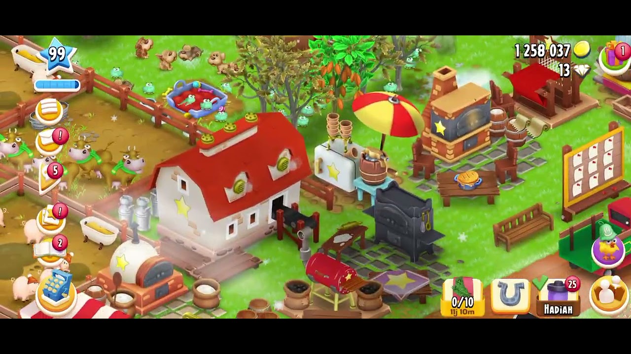 Hay day level 99 day 19