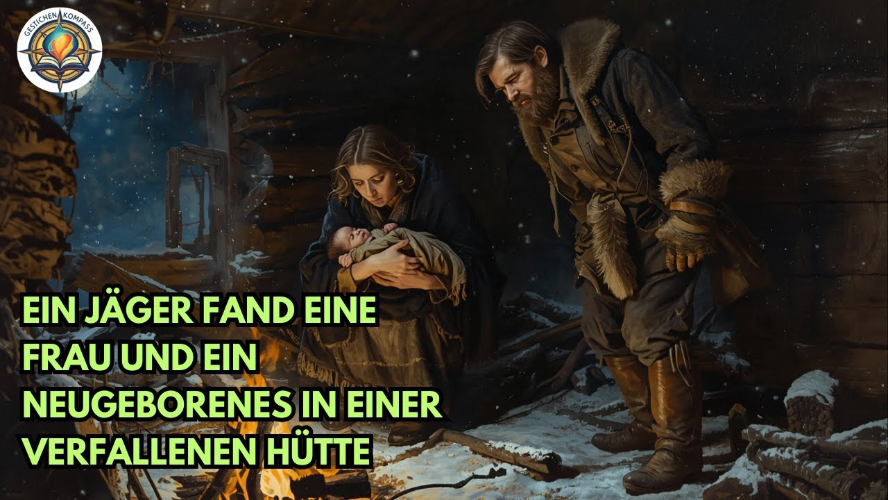 Ein Jäger fand eine Frau und ein Neugeborenes in einer verfallenen Hütte – und rettete sie