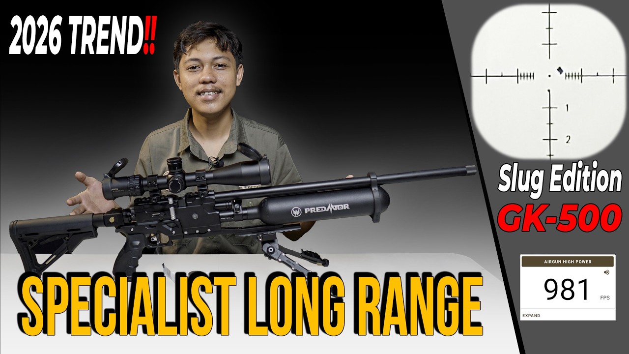 TERBARU 2026‼️REVIEW LENGKAP GK-500 TACTICAL V3 || PECINTA SLUG & LONG RANGE WAJIB TAU INI‼️