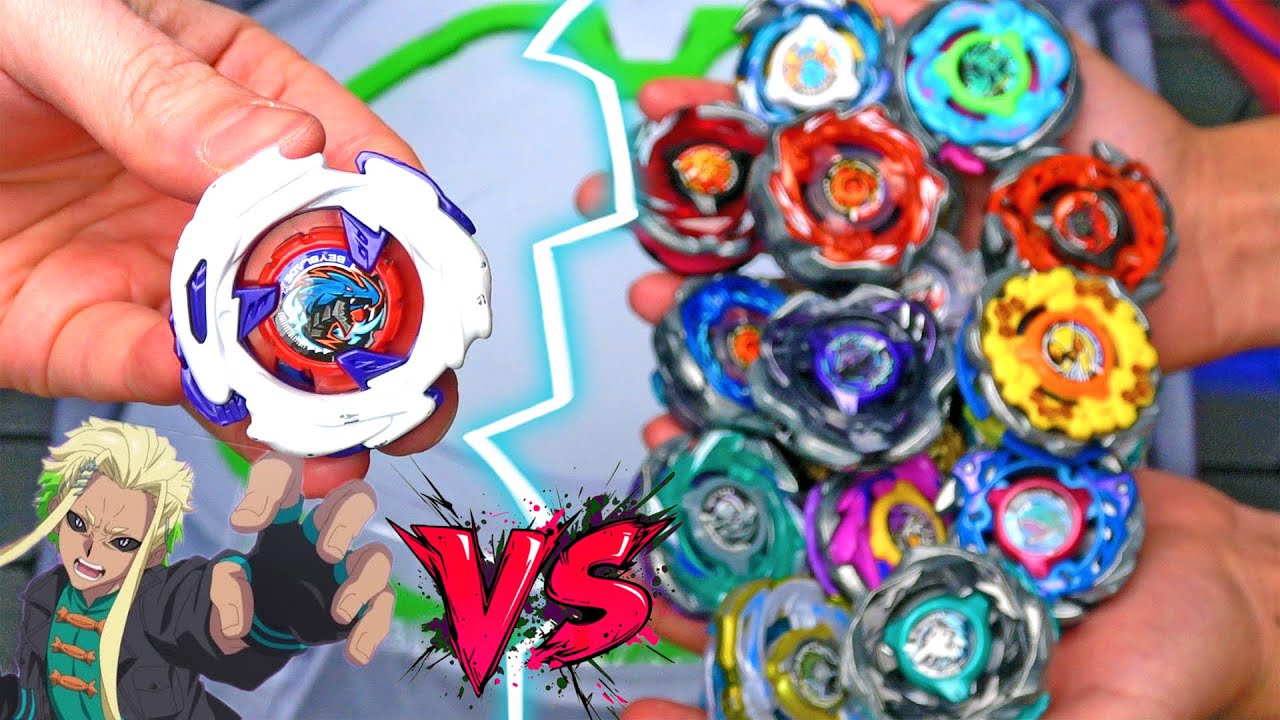 Битва Beyblade X: Метеоритный дракон против всех бейблейдов CX