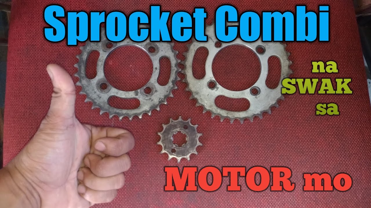 Sprocket Combination (100cc to 125cc motor)