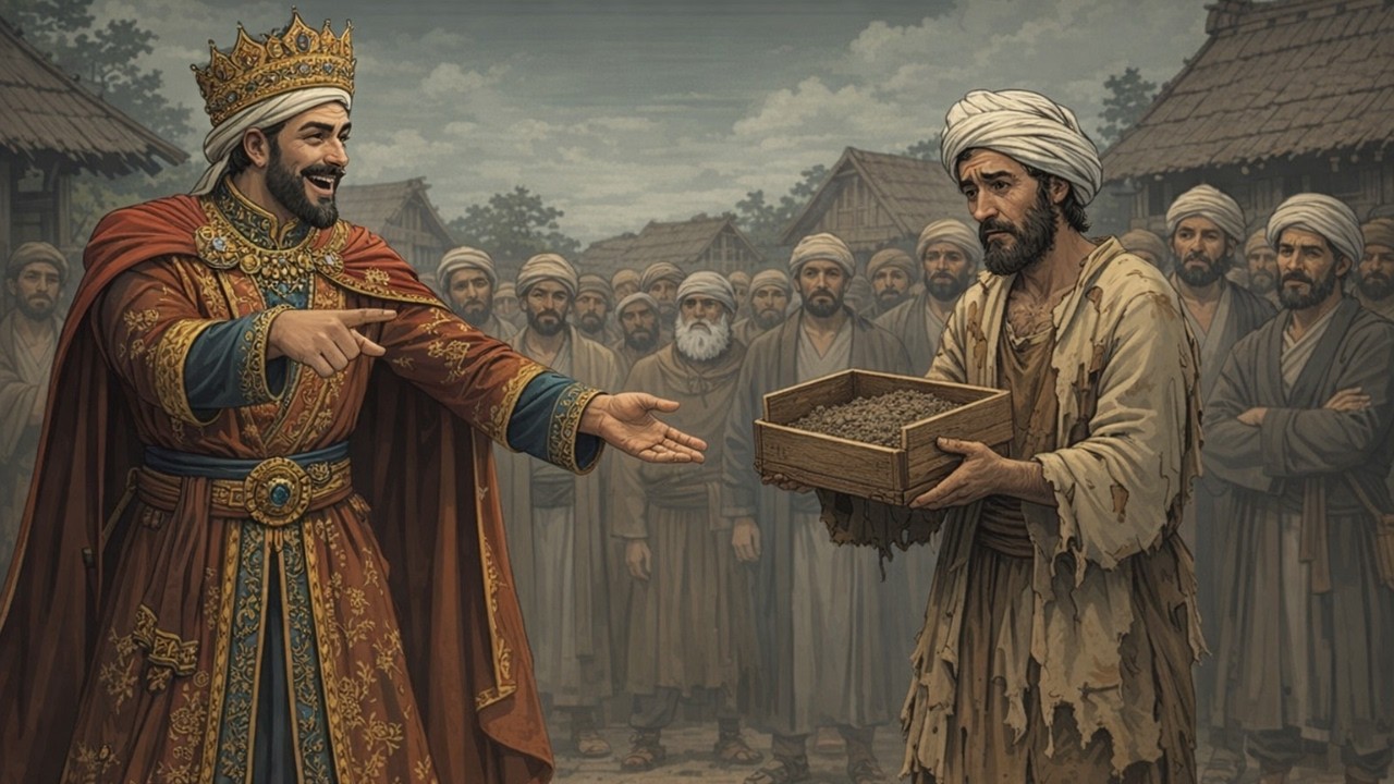 سخر السلطان من فقير وأعطاه هدية بلا قيمة فكانت الصدمة