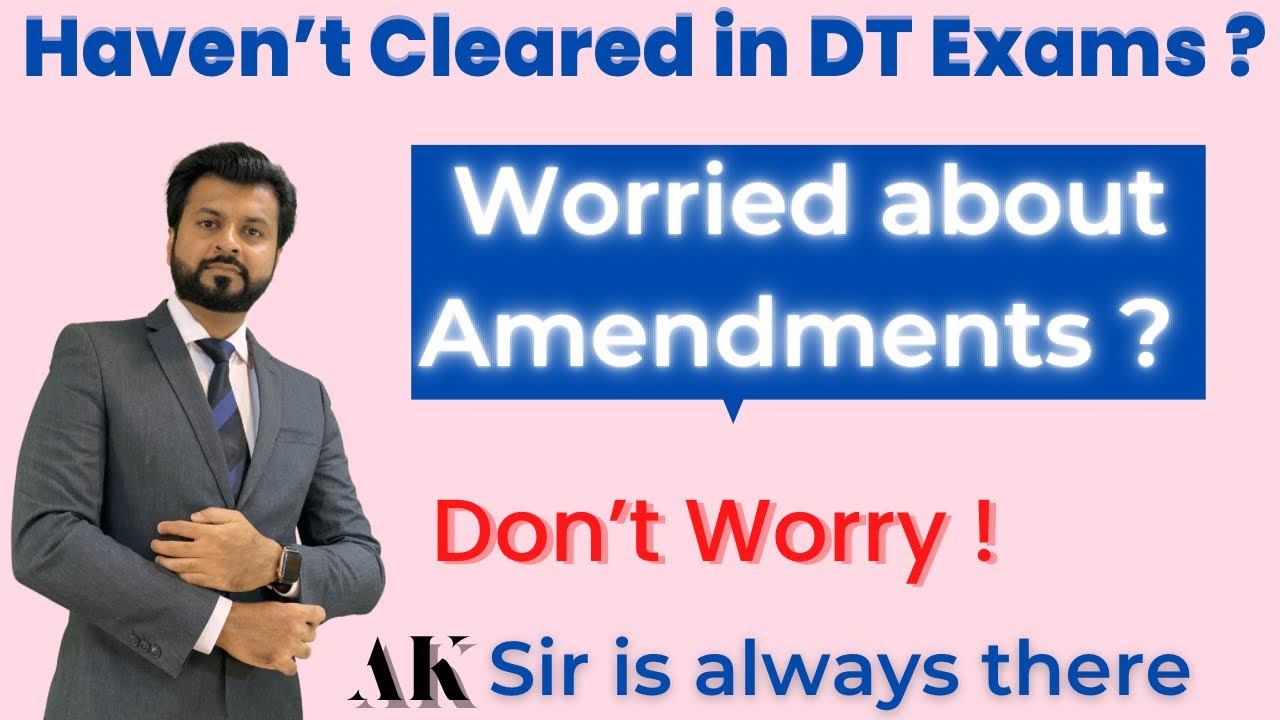 Amendments Nov 2022 | DIRECT TAX | CA FINAL | By CA Aarish Khan