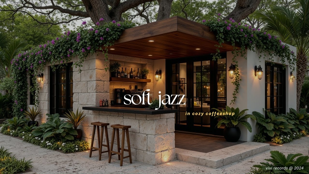 Cozy Morning Soft Jazz Music - Jazz Relaxing Music in Warm Coffee Shop Ambience for Study & Work