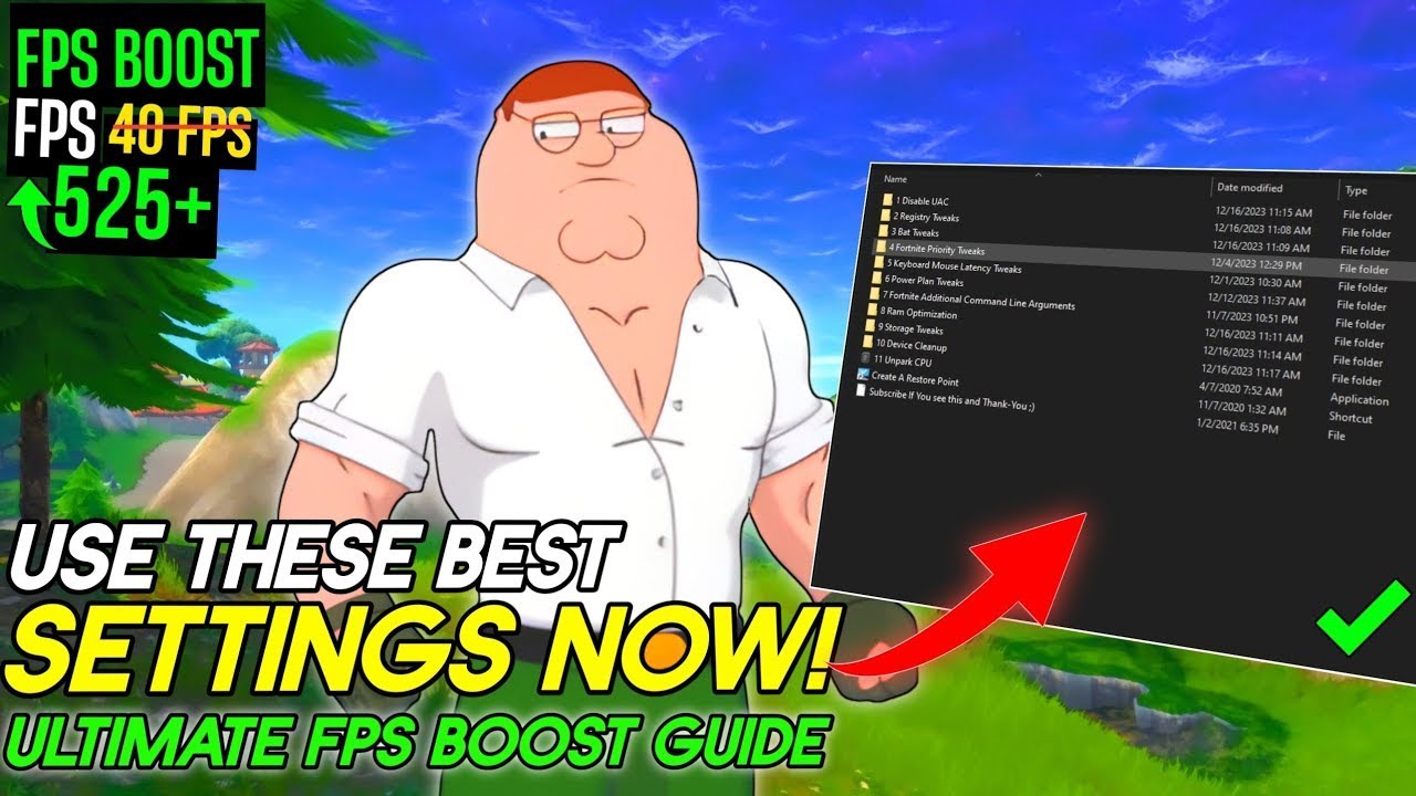 How To Fix FPS Drops & BOOST FPS In Fortnite Chapter 5! ✅ (Easy Steps)