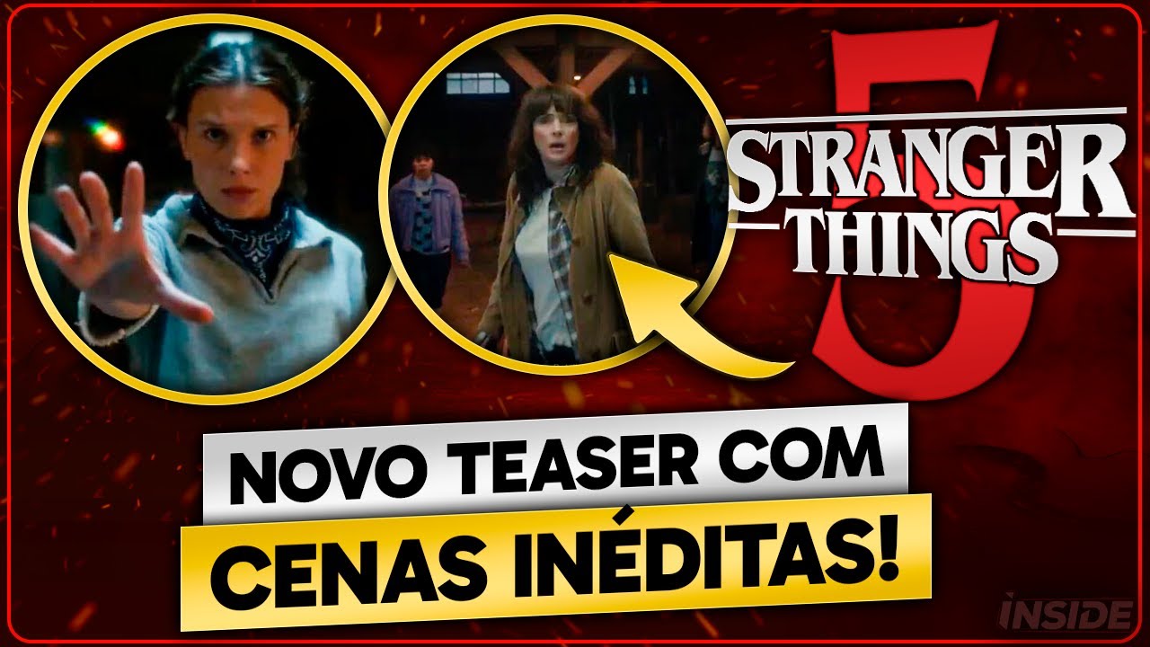 🚨CENAS NOVAS de Stranger Things 5! | Monstros INVADINDO HAWKINS, Robin na Rádio WSQK e muito mais!