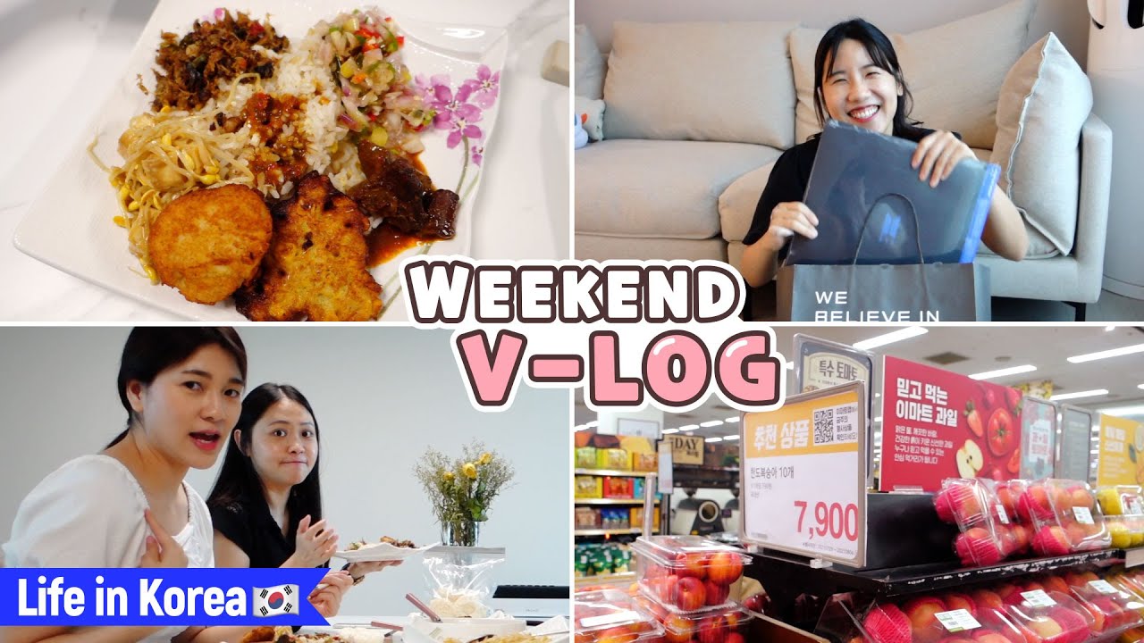 WEEKEND VLOG : FRIEND'S HOUSEWARMING PARTY, BELANJA KE SUPERMARKET 🍑🍒🍇🍉