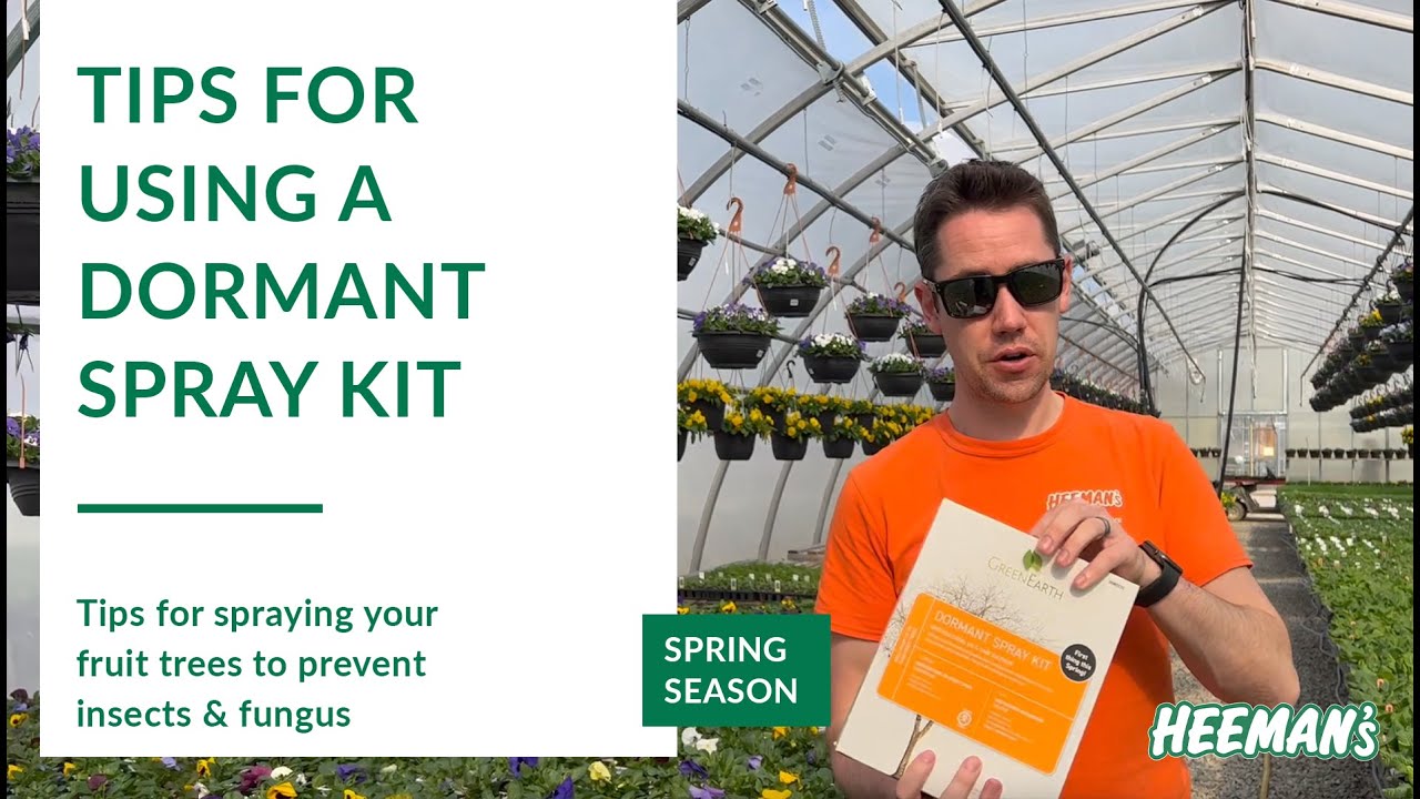 Tips for Using Dormant Spray Kits
