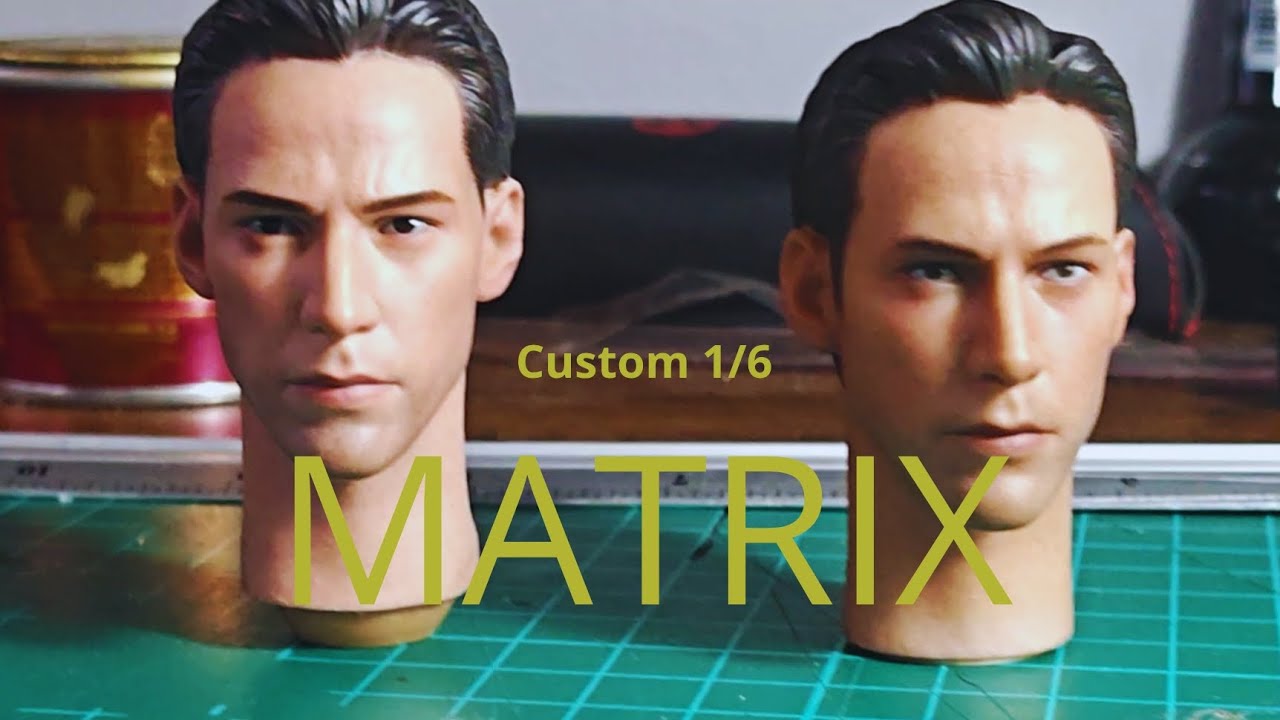 NEO MATRIX custom 1/6, comparativa cabezas 🤔🤔🤔