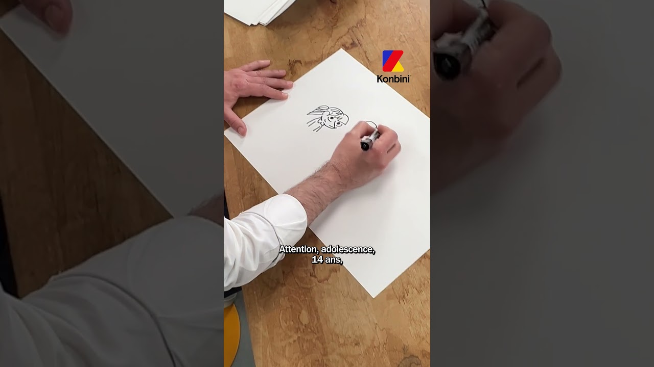 L'auteur de bande dessinée, Riad Sattouf nous apprend à dessiner Esther ⏱️