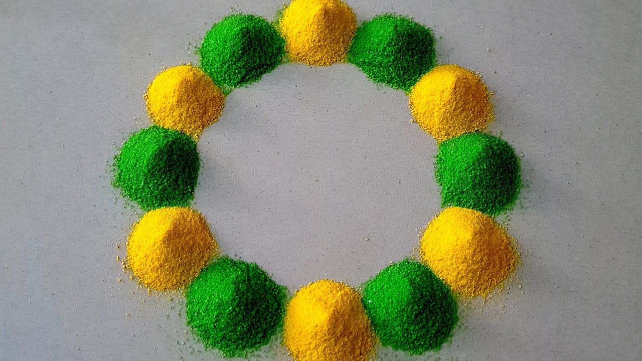 Easy, Small, Simple Rangolis For Everyday | rangoli designs | Relaxing Rangoli Videos | Rangolis