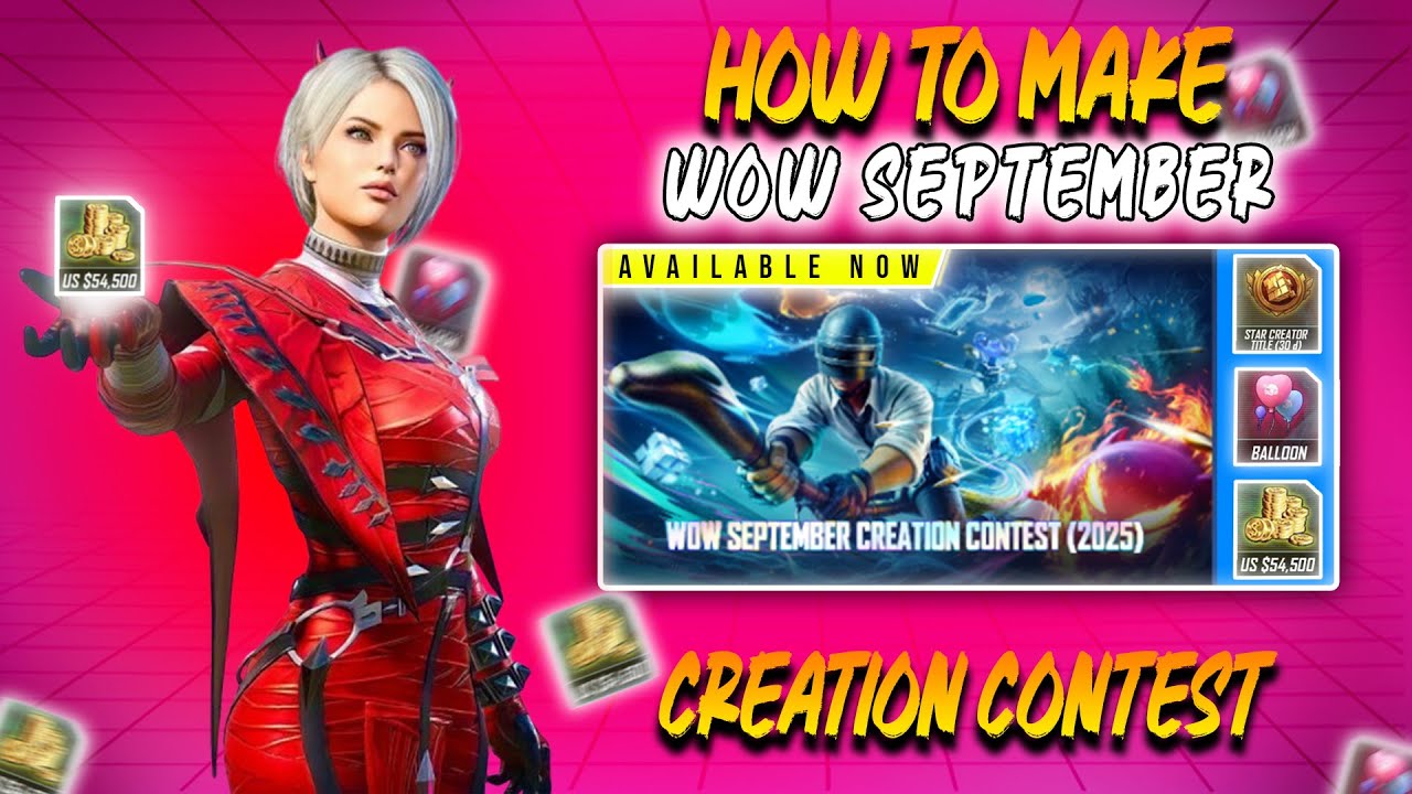 How to Make WOW September Creation Contest Map | LEGEND OP | PUBG Mobile WOW