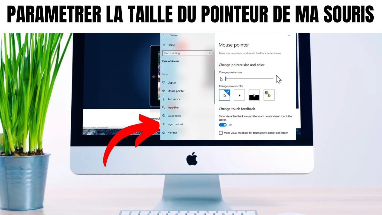 👉 Comment Modifier la Taille du Pointeur de Souris sur Windows 11 / 10 🖱️✨