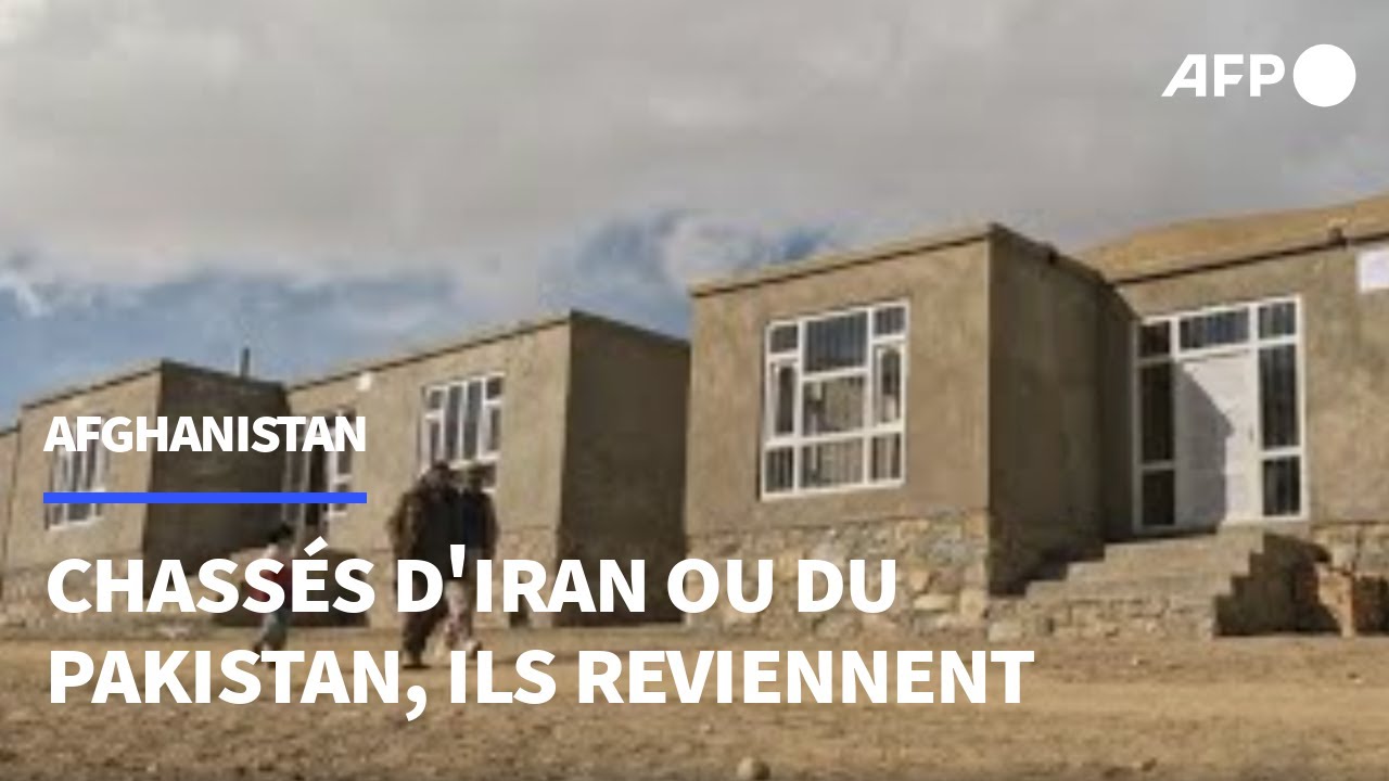 Pour des Afghans chassés d'Iran, le soulagement d'une maison, mais si loin de tout | AFP