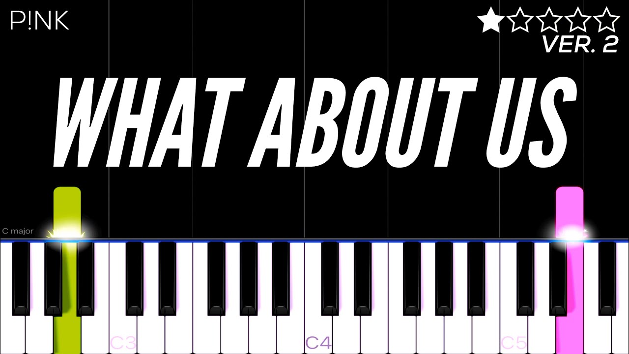 P!NK - What About Us | EASY Piano Tutorial