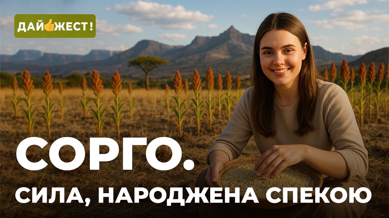 🔊 РОЗІГРАШ та СОРГО — культура, яка НЕ ПЛАЧЕ ВІД СПЕКИ. Зерно для людей і худоби або історія сорго