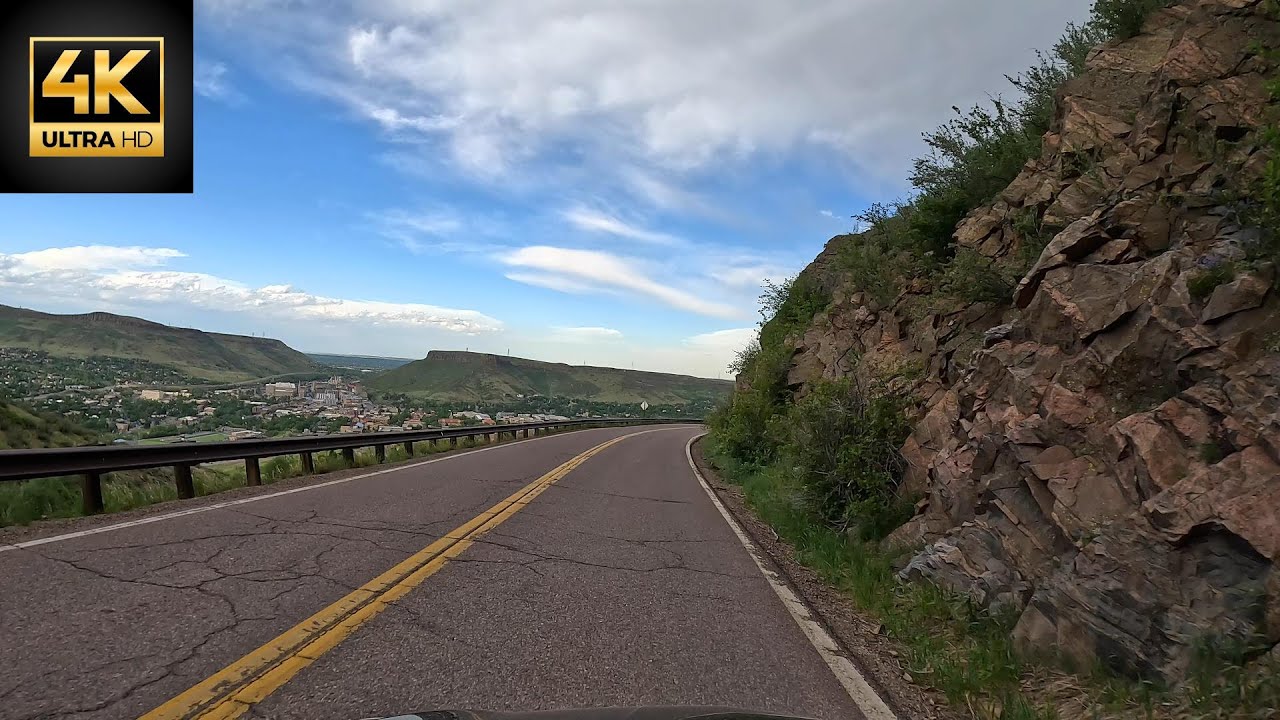 Lariat Loop Scenic & Historic Byway: Lookout Mountain to Golden, CO in 4K