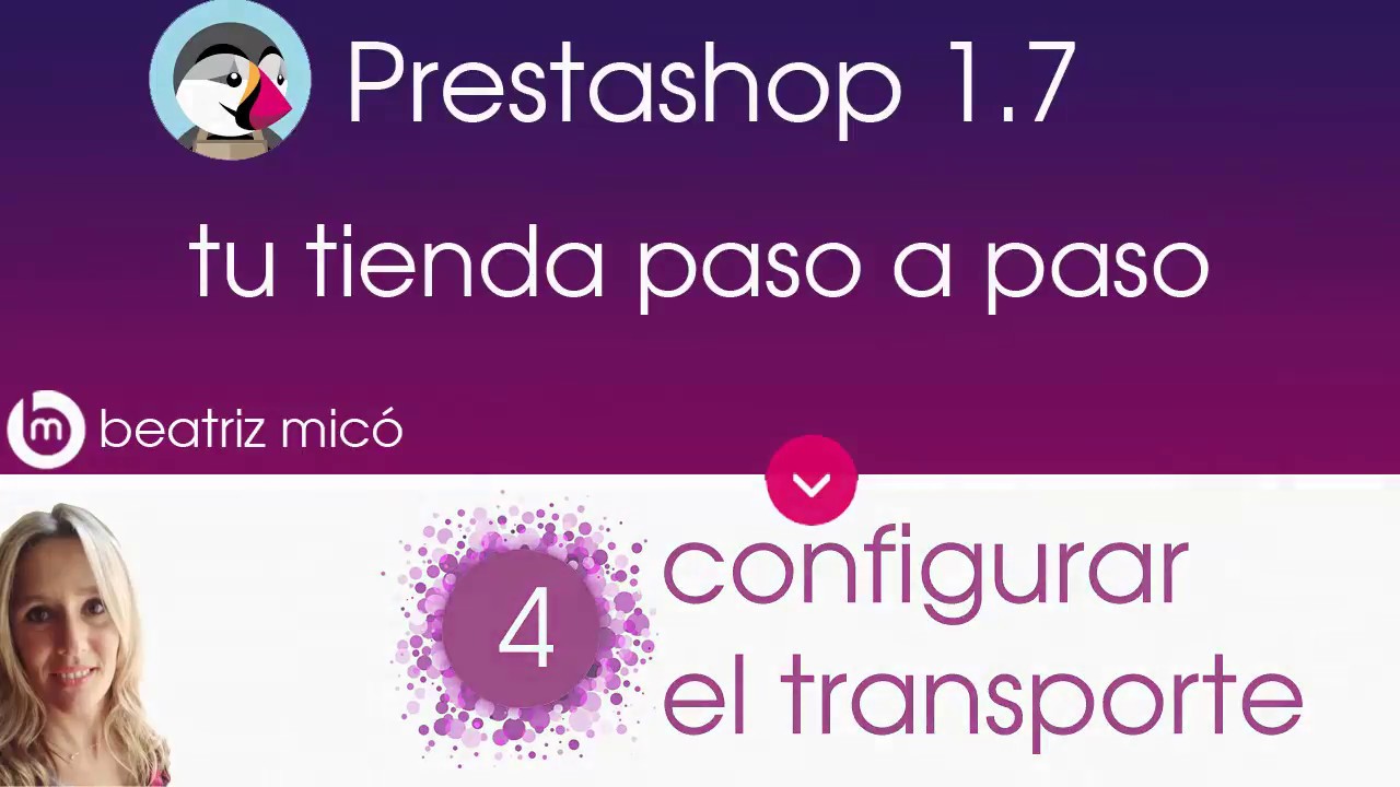 Prestashop 1.7. Cómo configurar el transporte