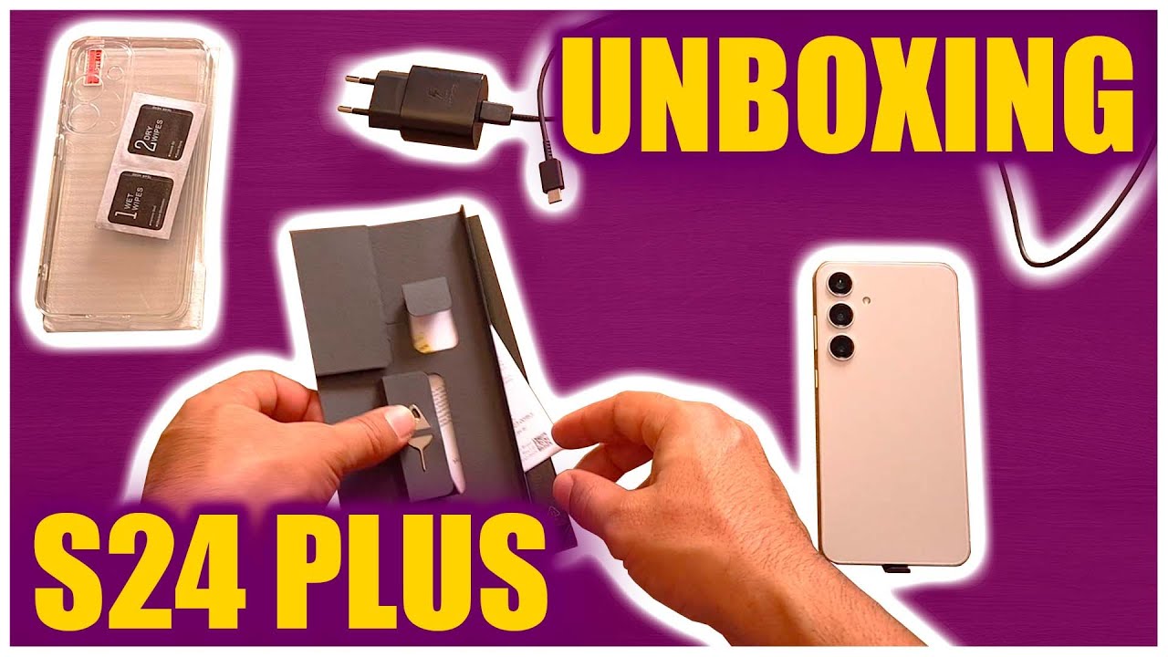 GALAXY S24 PLUS UNBOXING! VALE A PENA COMPRAR SAMSUNG GALAXY S24 PLUS?