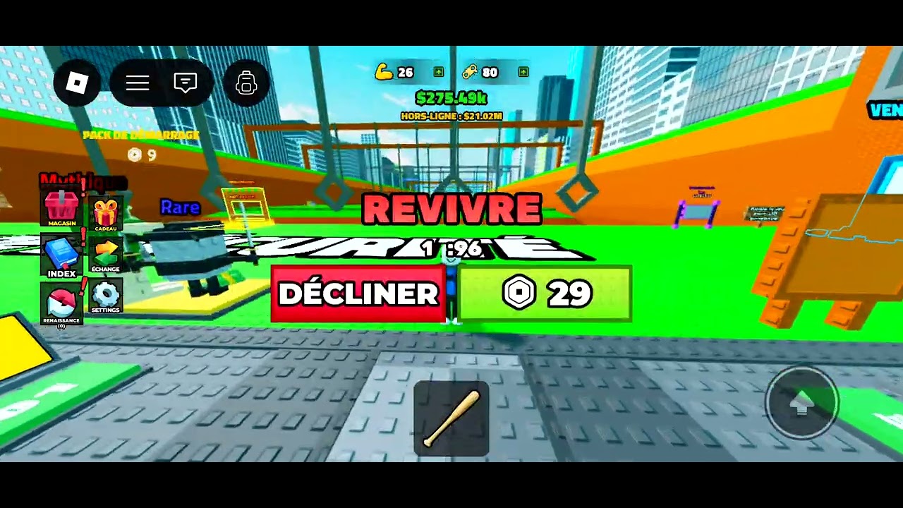 Je joue au nouveau jeu populaire de Roblox