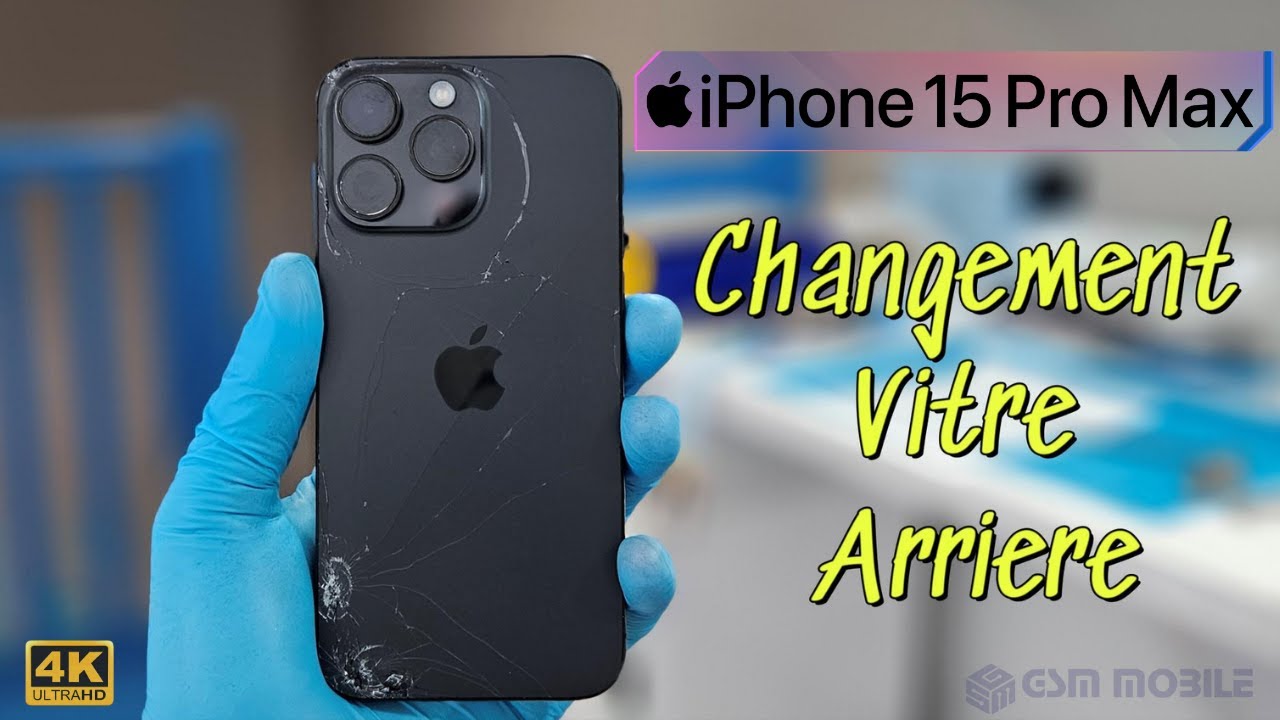 Remplacement de la Vitre Arrière de l'iPhone 15 Pro Max : Guide Étape par Étape