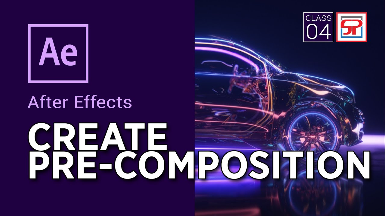 After Effects CC 2020 : How to create Pre-Composition | Create Nesting | Hindi Tutorial