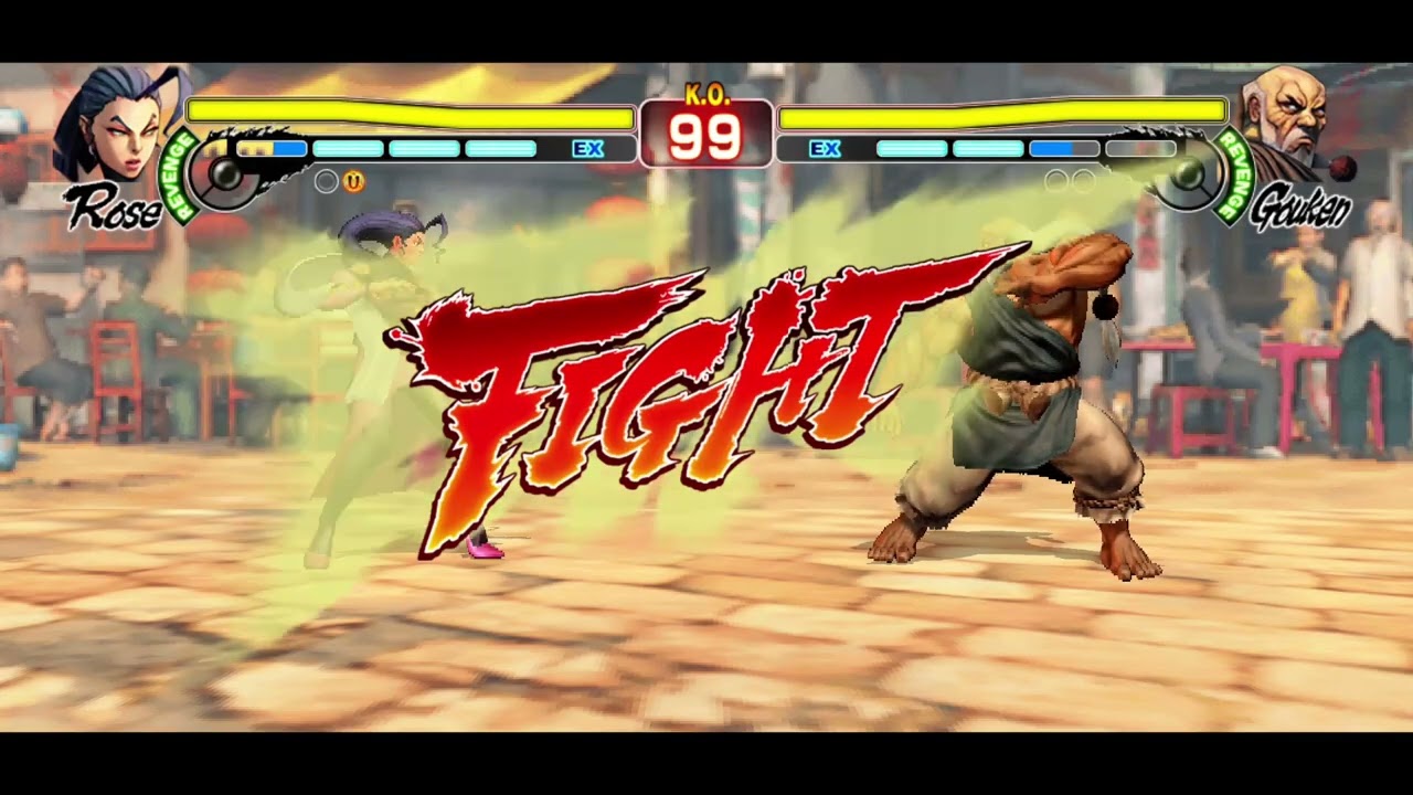 She got moves - Rose vs Gouken - SF4 online battle #36
