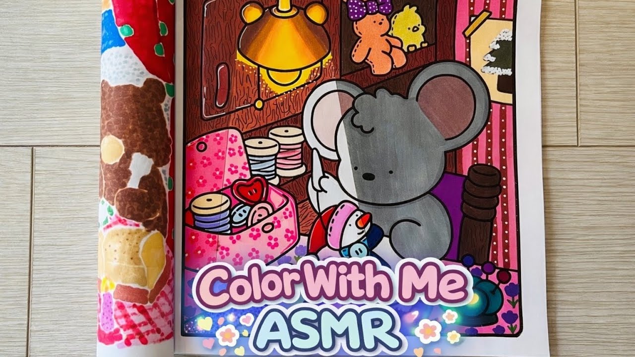 Color With Me (ASMR) ☁️ Comfy Days | Cozy Coloring Page 10