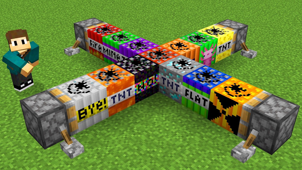 Juntei TODAS as TNT do Minecraft