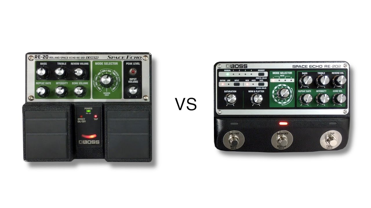 Boss RE202 vs RE20
