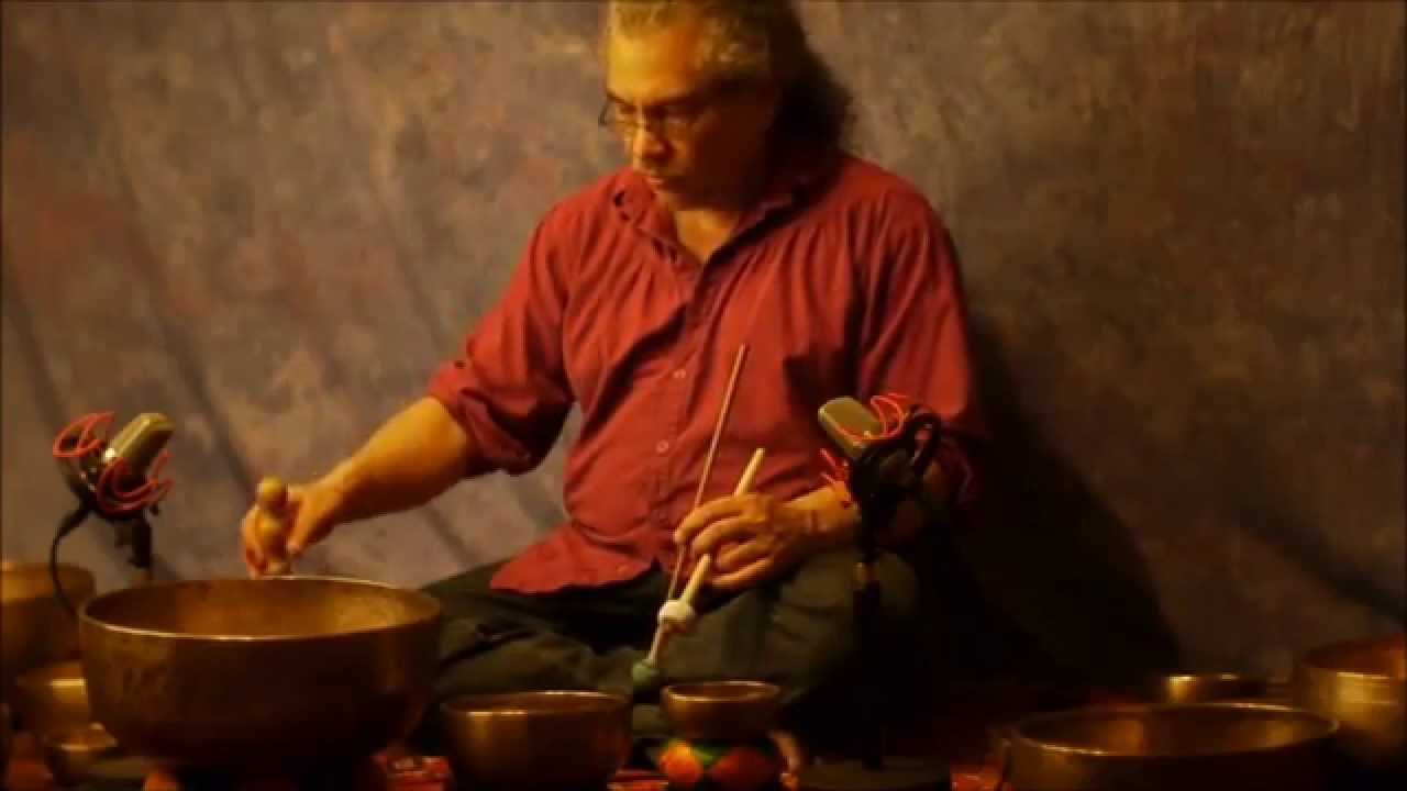 10 min  Chakra Meditation Series~Note C~1st~Root Chakra with Tibetan Bowls~No Vocals